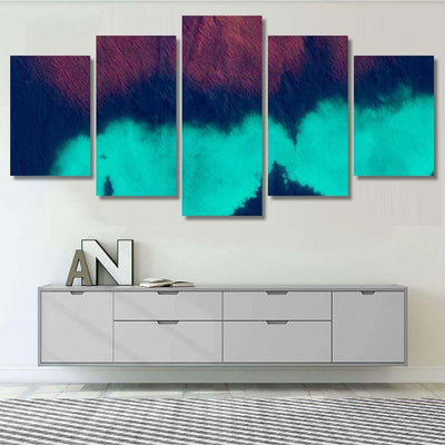 Neon Art Astronomy Colors Cosmic Realistic Galaxy Sky and Space Multi Piece Panel Canvas Home Decor Housewarming Gift Ideas Poster Canvas Gallery Prints