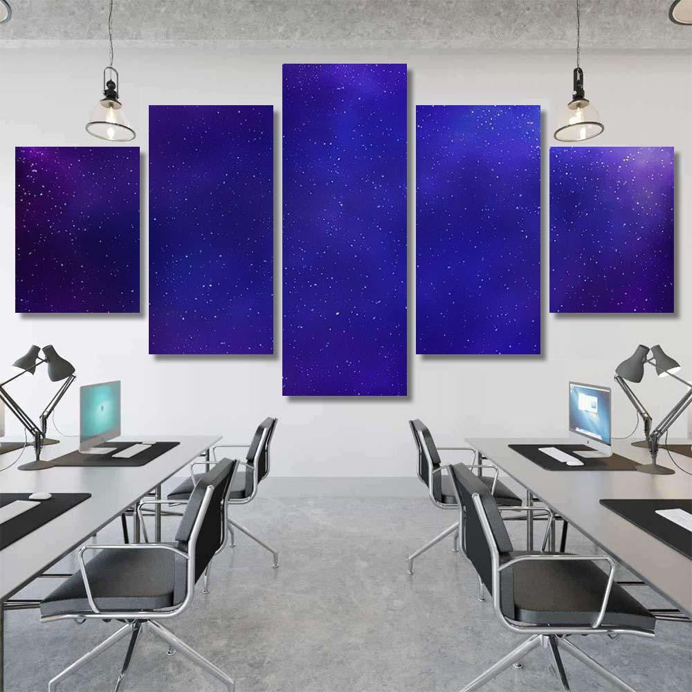 Milky Way Galaxy Stars Space Background Galaxy Sky and Space Multi Piece Panel Canvas Home Decor Housewarming Gift Ideas Poster Canvas Gallery Prints