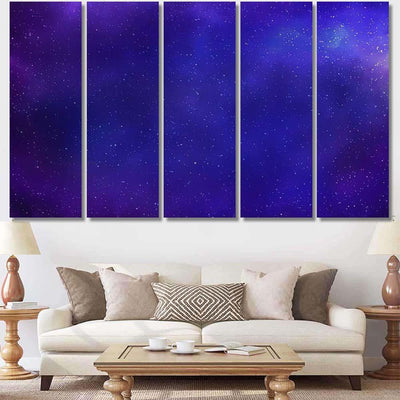 Milky Way Galaxy Stars Space Background Galaxy Sky and Space Multi Piece Panel Canvas Home Decor Housewarming Gift Ideas Poster Canvas Gallery Prints