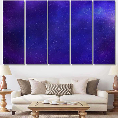 Milky Way Galaxy Stars Space Background Galaxy Sky and Space Multi Piece Panel Canvas Home Decor Housewarming Gift Ideas Poster Canvas Gallery Prints