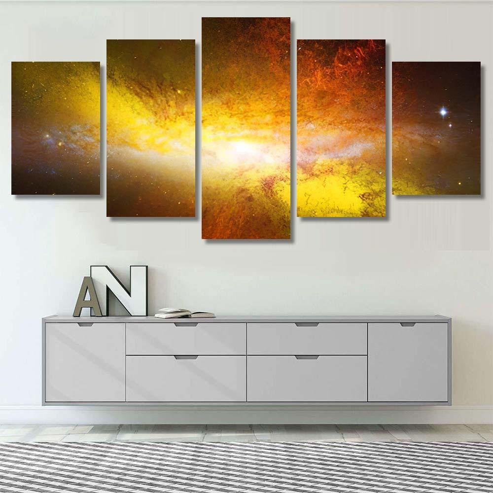 Infinite Space Nebulae Stars Elements This Galaxy Sky and Space Multi Piece Panel Canvas Home Decor Housewarming Gift Ideas Poster Canvas Gallery Prints