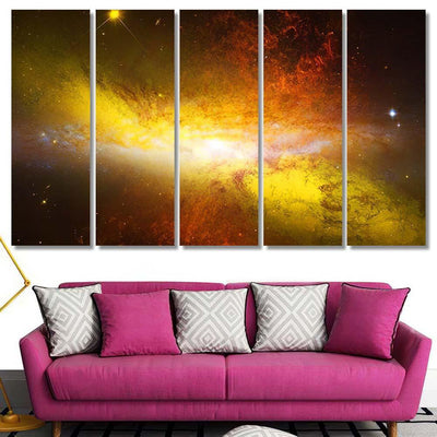 Infinite Space Nebulae Stars Elements This Galaxy Sky and Space Multi Piece Panel Canvas Home Decor Housewarming Gift Ideas Poster Canvas Gallery Prints