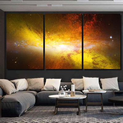 Infinite Space Nebulae Stars Elements This Galaxy Sky and Space Multi Piece Panel Canvas Home Decor Housewarming Gift Ideas Poster Canvas Gallery Prints