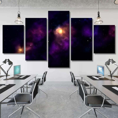 Space Background Fantastic Outer View Realistic 11 Galaxy Sky and Space Multi Piece Panel Canvas Home Decor Housewarming Gift Ideas Poster Canvas Gallery Prints