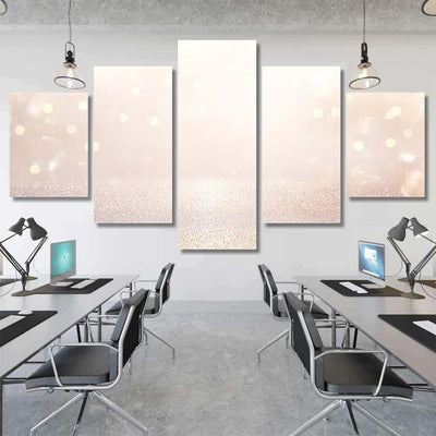 Glitter Vintage Lights Background Silver Light 5 Galaxy Sky and Space Multi Piece Panel Canvas Home Decor Housewarming Gift Ideas Poster Canvas Gallery Prints