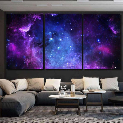 Starfield Elements This Image Furnished By 1 Galaxy Sky and Space Multi Piece Panel Canvas Home Decor Housewarming Gift Ideas Poster Canvas Gallery Prints
