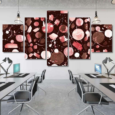 Hand Abstract Watercolor Galaxy Planets 1 Galaxy Sky and Space Multi Piece Panel Canvas Home Decor Housewarming Gift Ideas Poster Canvas Gallery Prints