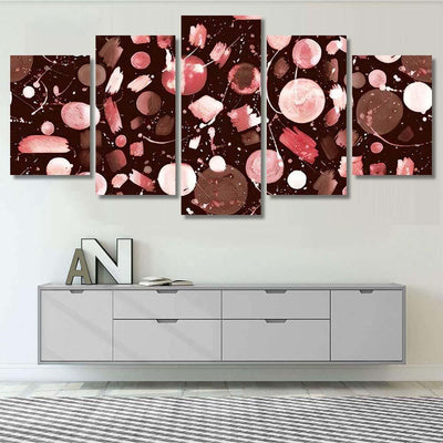 Hand Abstract Watercolor Galaxy Planets 1 Galaxy Sky and Space Multi Piece Panel Canvas Home Decor Housewarming Gift Ideas Poster Canvas Gallery Prints
