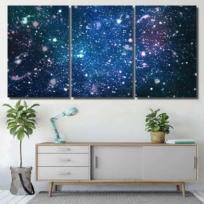High Definition Star Field Background Starry 3 1 Galaxy Sky and Space Multi Piece Panel Canvas Home Decor Housewarming Gift Ideas Poster Canvas Gallery Prints