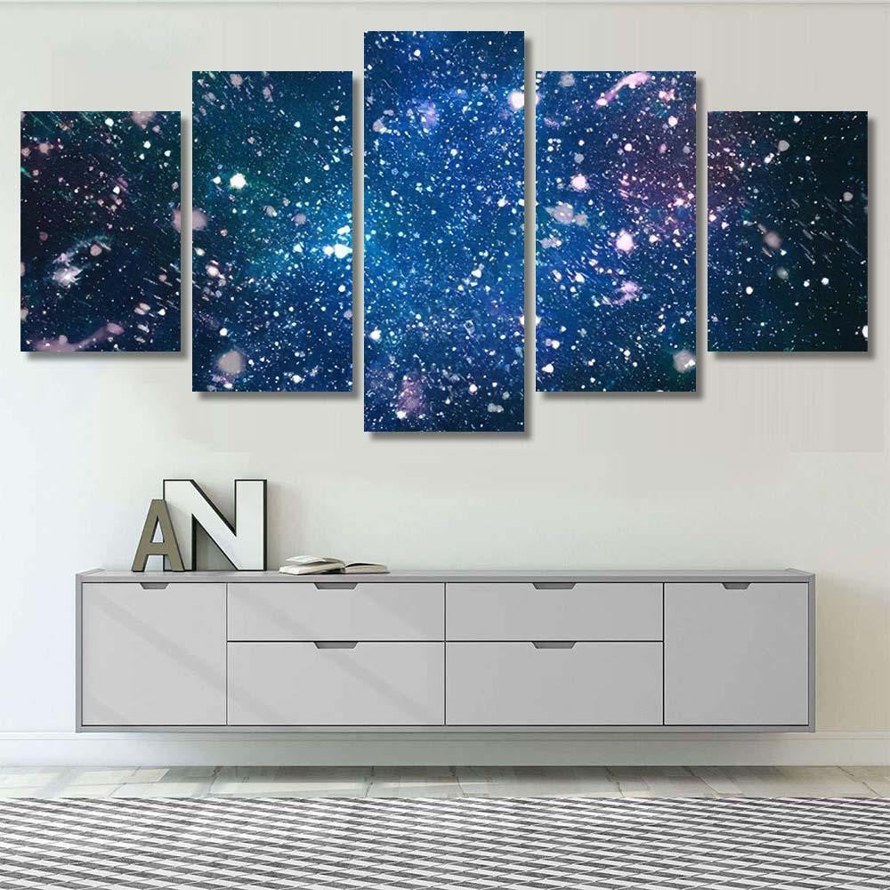 High Definition Star Field Background Starry 3 1 Galaxy Sky and Space Multi Piece Panel Canvas Home Decor Housewarming Gift Ideas Poster Canvas Gallery Prints
