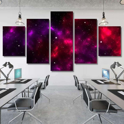 Space Galaxy Background Shining Stars Nebul A3 Galaxy Sky and Space Multi Piece Panel Canvas Home Decor Housewarming Gift Ideas Poster Canvas Gallery Prints