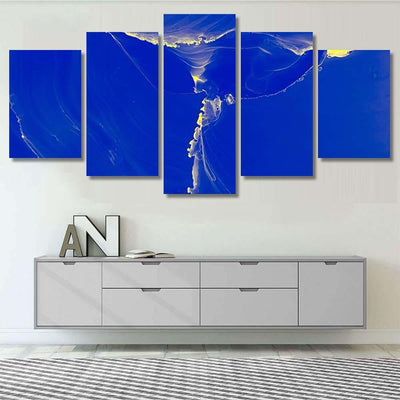 Mystic Ink Fluid Multicolor Cover Futuristic Galaxy Sky and Space Multi Piece Panel Canvas Home Decor Housewarming Gift Ideas Poster Canvas Gallery Prints