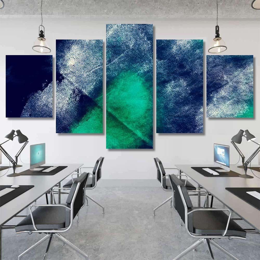 Glow Dirty Art Print Galaxy Acrylic Galaxy Sky and Space Multi Piece Panel Canvas Home Decor Housewarming Gift Ideas Poster Canvas Gallery Prints