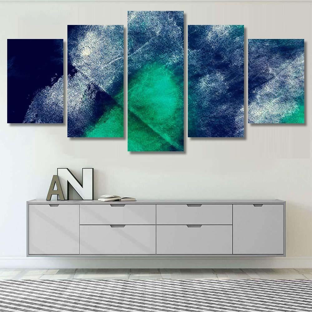 Glow Dirty Art Print Galaxy Acrylic Galaxy Sky and Space Multi Piece Panel Canvas Home Decor Housewarming Gift Ideas Poster Canvas Gallery Prints