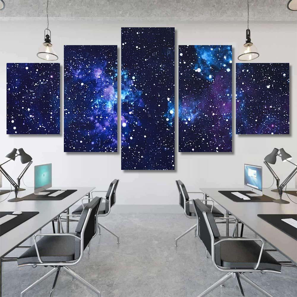 Starry Outer Space Background Texture 1 1 Galaxy Sky and Space Multi Piece Panel Canvas Home Decor Housewarming Gift Ideas Poster Canvas Gallery Prints