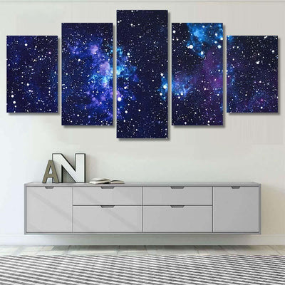 Starry Outer Space Background Texture 1 1 Galaxy Sky and Space Multi Piece Panel Canvas Home Decor Housewarming Gift Ideas Poster Canvas Gallery Prints