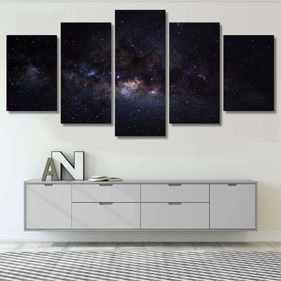 Milky Way Galaxy Stars Space Dust 3 1 Galaxy Sky and Space Multi Piece Panel Canvas Home Decor Housewarming Gift Ideas Poster Canvas Gallery Prints