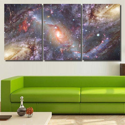 Spiral Galaxy Space Abstract Background Elements Galaxy Sky and Space Multi Piece Panel Canvas Home Decor Housewarming Gift Ideas Poster Canvas Gallery Prints