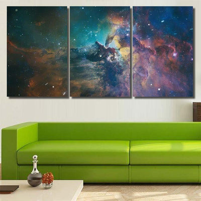 Space Background Elements This 1 Galaxy Sky and Space Multi Piece Panel Canvas Home Decor Housewarming Gift Ideas Poster Canvas Gallery Prints