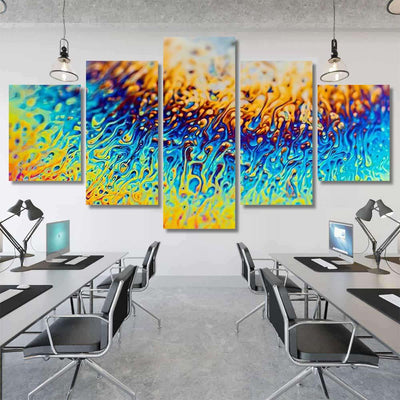 Psychedelic Abstract Planet Soap Bubble Light Galaxy Sky and Space Multi Piece Panel Canvas Home Decor Housewarming Gift Ideas Poster Canvas Gallery Prints
