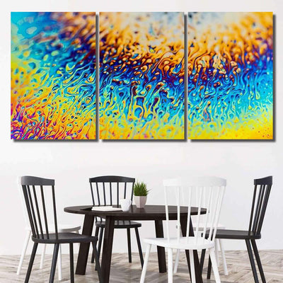 Psychedelic Abstract Planet Soap Bubble Light Galaxy Sky and Space Multi Piece Panel Canvas Home Decor Housewarming Gift Ideas Poster Canvas Gallery Prints
