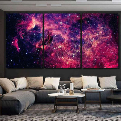 Nebula Deep Space Elements This Image Galaxy Sky and Space Multi Piece Panel Canvas Home Decor Housewarming Gift Ideas Poster Canvas Gallery Prints