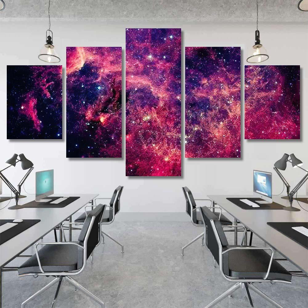 Nebula Deep Space Elements This Image Galaxy Sky and Space Multi Piece Panel Canvas Home Decor Housewarming Gift Ideas Poster Canvas Gallery Prints