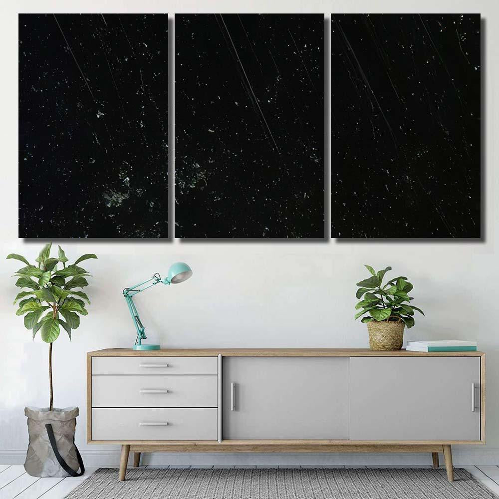 Noise Black Background Overlay Abstract Film 1 Galaxy Sky and Space Multi Piece Panel Canvas Home Decor Housewarming Gift Ideas Poster Canvas Gallery Prints