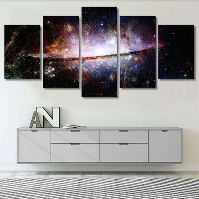 Nebula Galaxies Deep Space Elements This 1 1 Galaxy Sky and Space Multi Piece Panel Canvas Home Decor Housewarming Gift Ideas Poster Canvas Gallery Prints