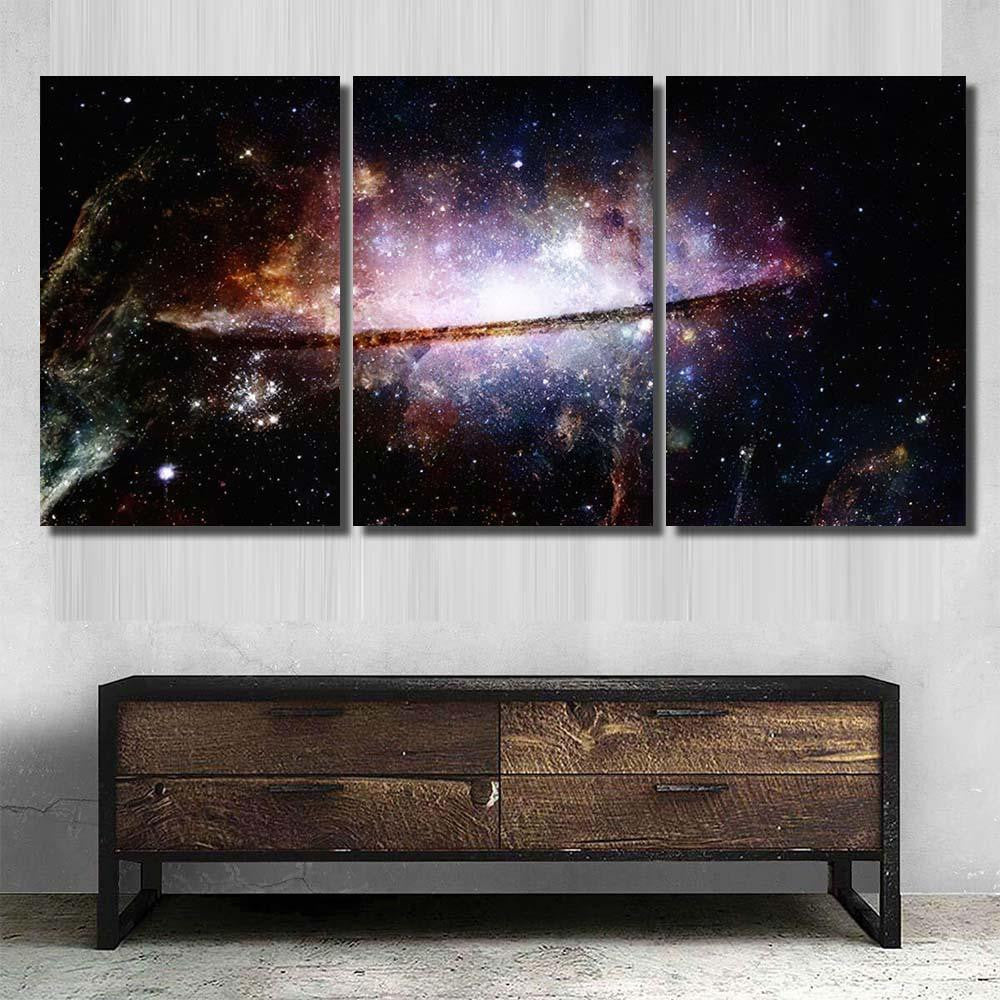 Nebula Galaxies Deep Space Elements This 1 1 Galaxy Sky and Space Multi Piece Panel Canvas Home Decor Housewarming Gift Ideas Poster Canvas Gallery Prints