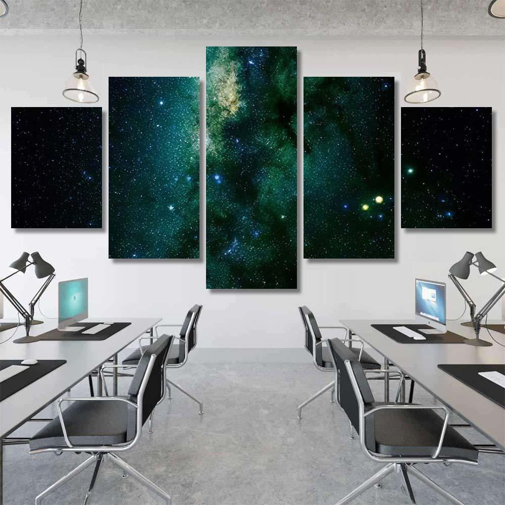 Stars Galaxy Outer Space Sky Night 4  1 Galaxy Sky and Space Multi Piece Panel Canvas Home Decor Housewarming Gift Ideas Poster Canvas Gallery Prints