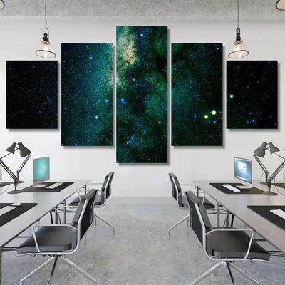 Stars Galaxy Outer Space Sky Night 4  1 Galaxy Sky and Space Multi Piece Panel Canvas Home Decor Housewarming Gift Ideas Poster Canvas Gallery Prints