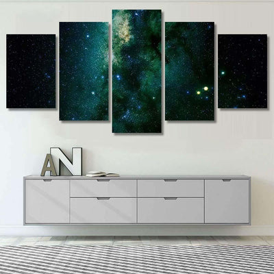 Stars Galaxy Outer Space Sky Night 4  1 Galaxy Sky and Space Multi Piece Panel Canvas Home Decor Housewarming Gift Ideas Poster Canvas Gallery Prints