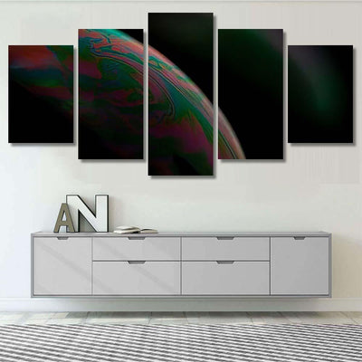 Psychedelic Abstract Planet Soap Bubble Light 14 Galaxy Sky and Space Multi Piece Panel Canvas Home Decor Housewarming Gift Ideas Poster Canvas Gallery Prints