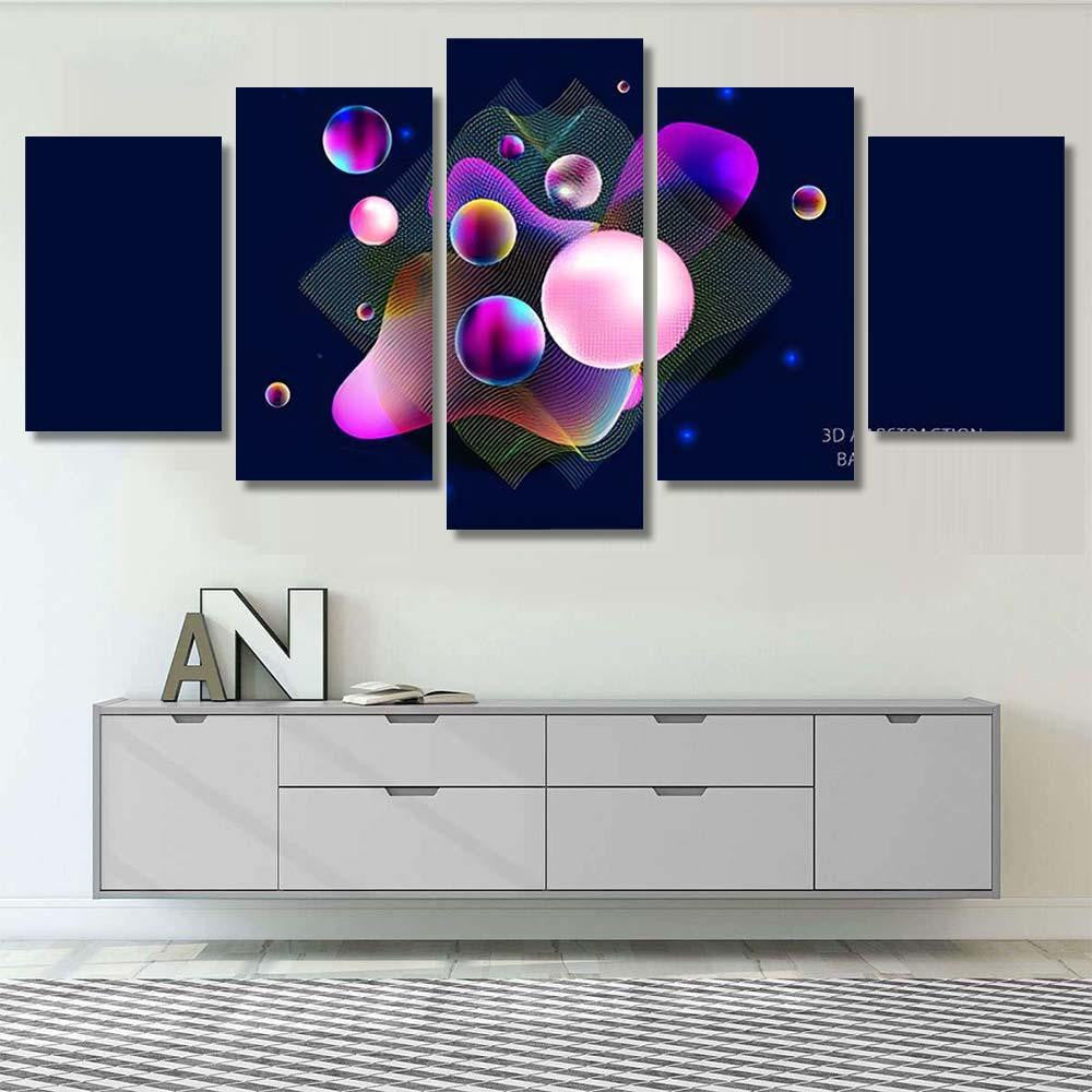 Multicolored Space Galaxy Glow Fantasy Magic Galaxy Sky and Space Multi Piece Panel Canvas Home Decor Housewarming Gift Ideas Poster Canvas Gallery Prints