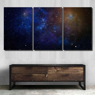 New Large Panoramic Looking Into Deep 1 Galaxy Sky and Space Multi Piece Panel Canvas Home Decor Housewarming Gift Ideas Poster Canvas Gallery Prints