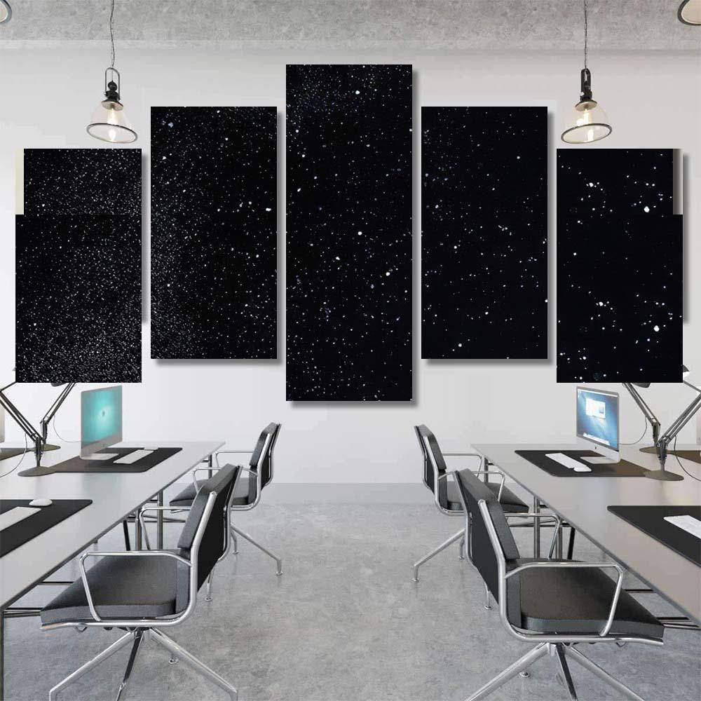 Powder Explosion On Black Background Abstract 1 Galaxy Sky and Space Multi Piece Panel Canvas Home Decor Housewarming Gift Ideas Poster Canvas Gallery Prints
