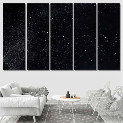 Powder Explosion On Black Background Abstract 1 Galaxy Sky and Space Multi Piece Panel Canvas Home Decor Housewarming Gift Ideas Poster Canvas Gallery Prints