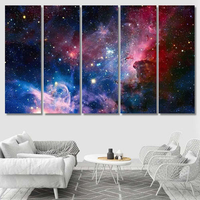 Image Carina Nebula Infrared Light Elements 1 Galaxy Sky and Space Multi Piece Panel Canvas Home Decor Housewarming Gift Ideas Poster Canvas Gallery Prints