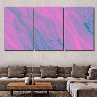 Ink Tie Dye Texture Pink Brush Galaxy Sky and Space Multi Piece Panel Canvas Home Decor Housewarming Gift Ideas Poster Canvas Gallery Prints
