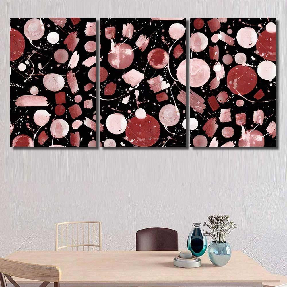 Hand Abstract Watercolor Galaxy Planets 10 Galaxy Sky and Space Multi Piece Panel Canvas Home Decor Housewarming Gift Ideas Poster Canvas Gallery Prints