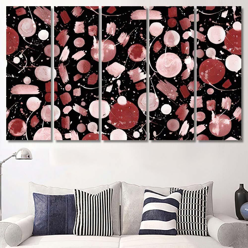 Hand Abstract Watercolor Galaxy Planets 10 Galaxy Sky and Space Multi Piece Panel Canvas Home Decor Housewarming Gift Ideas Poster Canvas Gallery Prints