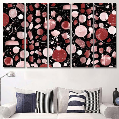 Hand Abstract Watercolor Galaxy Planets 10 Galaxy Sky and Space Multi Piece Panel Canvas Home Decor Housewarming Gift Ideas Poster Canvas Gallery Prints