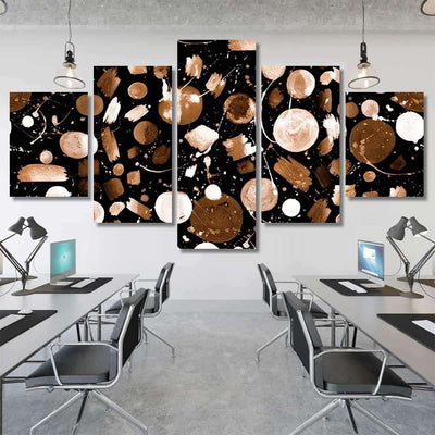 Hand Abstract Watercolor Galaxy Planets 4 Galaxy Sky and Space Multi Piece Panel Canvas Home Decor Housewarming Gift Ideas Poster Canvas Gallery Prints