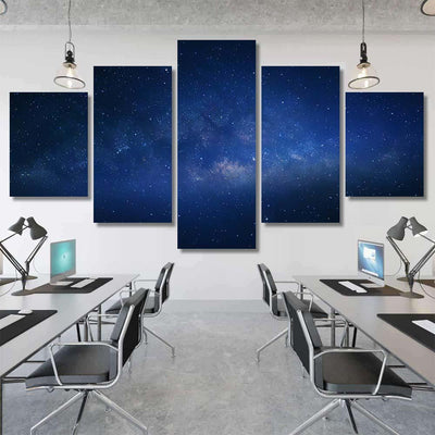 Milky Way Galaxy Stars Space Dust 15 1 Galaxy Sky and Space Multi Piece Panel Canvas Home Decor Housewarming Gift Ideas Poster Canvas Gallery Prints