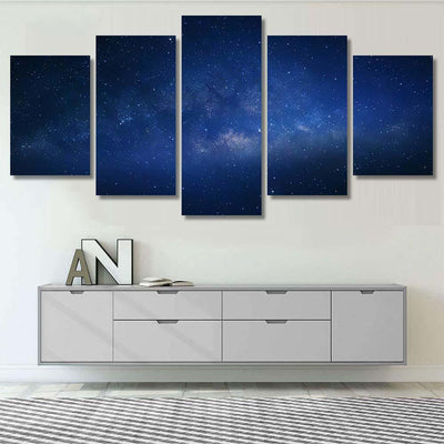 Milky Way Galaxy Stars Space Dust 15 1 Galaxy Sky and Space Multi Piece Panel Canvas Home Decor Housewarming Gift Ideas Poster Canvas Gallery Prints