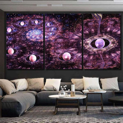 Spiral Galaxy Far Space Twists Magnetic Galaxy Sky and Space Multi Piece Panel Canvas Home Decor Housewarming Gift Ideas Poster Canvas Gallery Prints