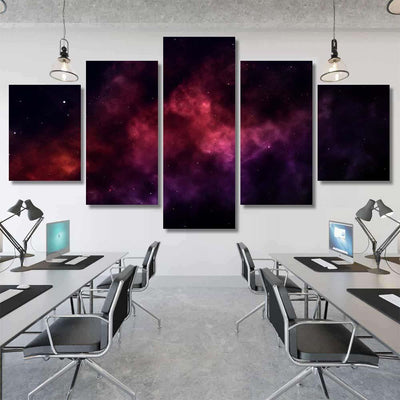 Space Background Fantastic Outer View Realistic 16 Galaxy Sky and Space Multi Piece Panel Canvas Home Decor Housewarming Gift Ideas Poster Canvas Gallery Prints