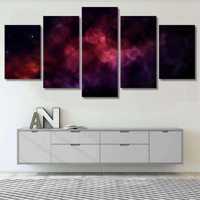 Space Background Fantastic Outer View Realistic 16 Galaxy Sky and Space Multi Piece Panel Canvas Home Decor Housewarming Gift Ideas Poster Canvas Gallery Prints