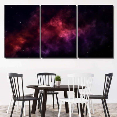 Space Background Fantastic Outer View Realistic 16 Galaxy Sky and Space Multi Piece Panel Canvas Home Decor Housewarming Gift Ideas Poster Canvas Gallery Prints
